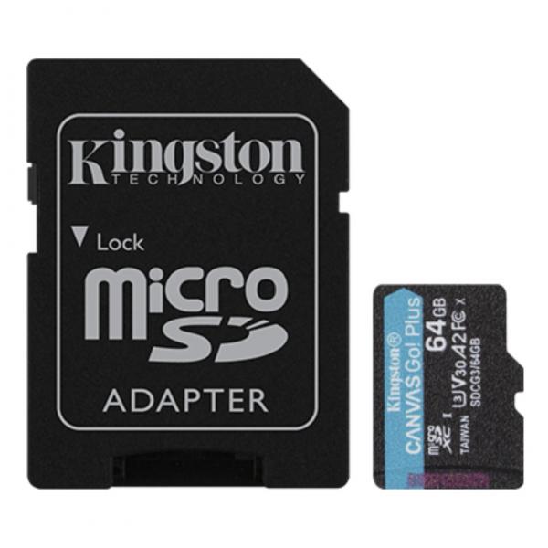 SD Karte 64GB MSDXC CANVAS GO PLUS 170R CARD || A2 U3 V30 CARD + ADAPTER